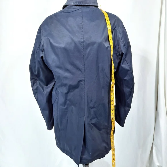 Banana Republic Navy Blue Fleece Lined Trench Coat